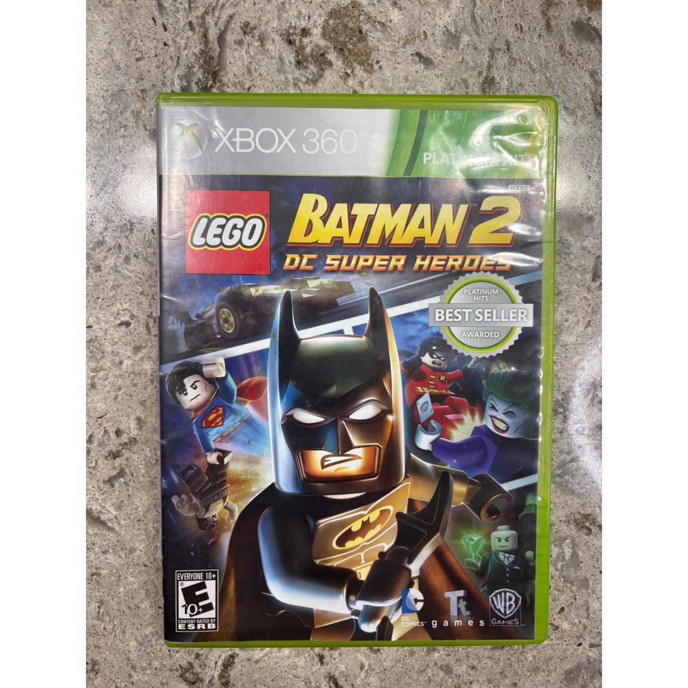 LEGO Batman 1 &‎ 2 DC Super Heroes Platinum Hits Xbox 360 Video Games